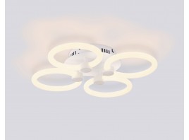  Потолочный светодиодный светильник с пультом FA3808/4 WH белый 3000K-6400K 82W 410*410*90 (ПДУ ИК)