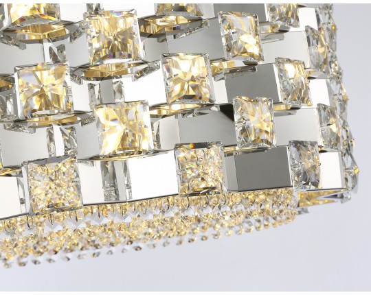  Подвесная люстра с хрусталем LH41001/12 CH/CL хром/прозрачный E14*12 max 40W D540*290