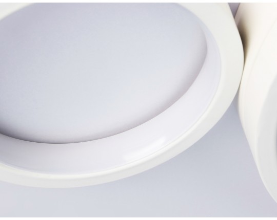  Настенно-потолочный светодиодный светильник с пультом FL4812/3 WH белый 3000K-6400K 45W 620*290*55 (ПДУ ИК)