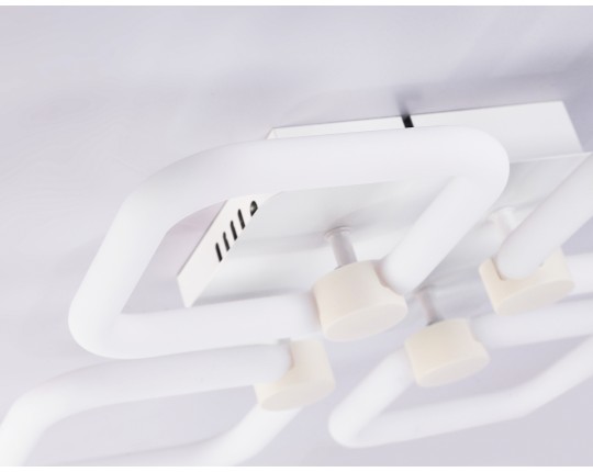  Потолочный светодиодный светильник с пультом FA3819/4 WH белый 3000K-6400K 67W 380*380*90 (ПДУ ИК)