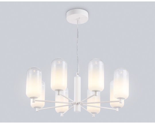  Подвесной светодиодный светильник LH11109/8 WH/FR белый/белый матовый 28W 3000K D720*280