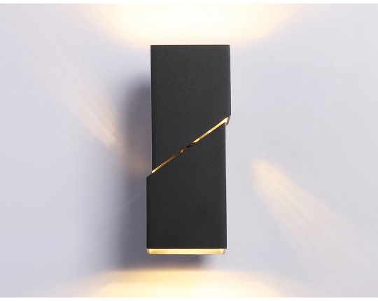  Настенный светильник со сменной лампой FW2475 BK черный G9 max 40W 155*60*90