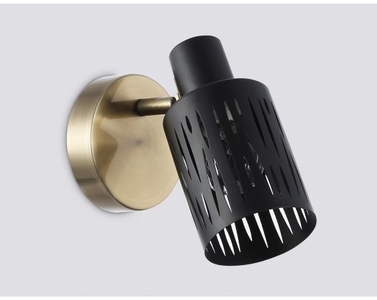  Настенно-потолочный спот в стиле лофт TR8667 BK/SB чёрный/бронза E14 max 60W 180*100*150