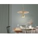  Подвесной светодиодный светильник LH72603 BR/WH латунь/бежевый 6W 3000K D300*260-1770