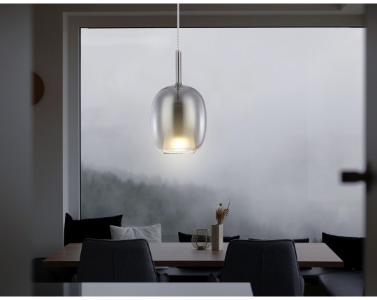  Подвесной светильник LH11123 BK/WH/SM черный/белый/дымчатый E27 max 60W D175*310