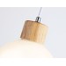  Подвесной светильник со сменной лампой TR83133 LW/FR светлое дерево/белый матовый E27 max 40W D180*1040