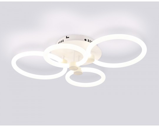  Потолочный светодиодный светильник с пультом FA3811/2+2 WH белый 3000K-6400K 82W 620*420*130 (ПДУ ИК)