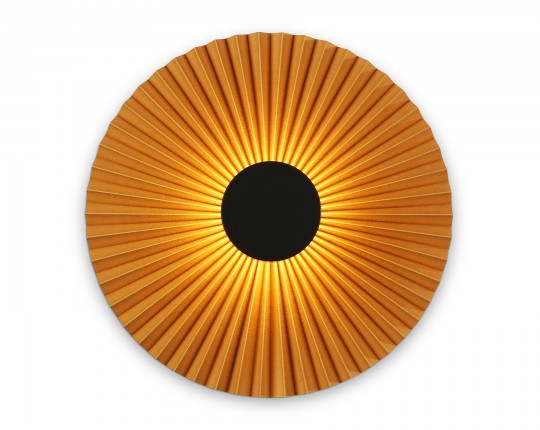  Настенный светодиодный светильник LH72647 BK/CF черный/кофе 6W 3000K D300*100