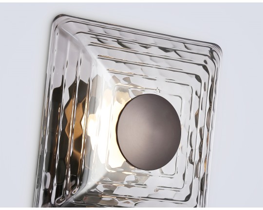  Настенный светодиодный светильник LH31037 GR/SM серый/дымчатый 6W 3000K 150*150*85