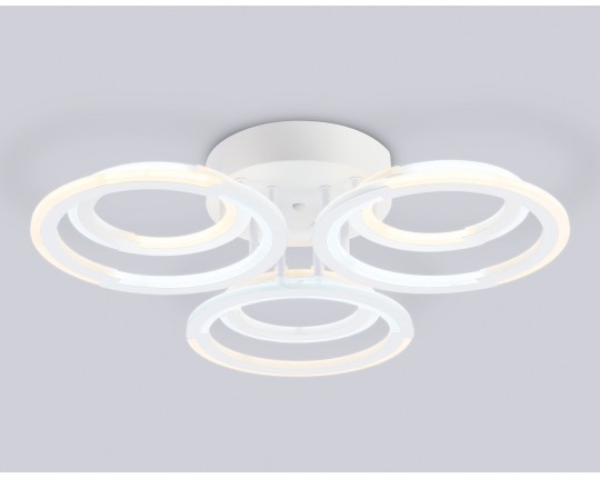  Светильник светодиодный потолочный FA8943/3+3 WH белый 79W 3000-6000K D580*120 (ПДУ ИК)