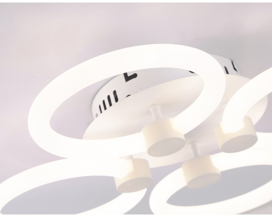  Потолочный светодиодный светильник с пультом FA3808/4 WH белый 3000K-6400K 82W 410*410*90 (ПДУ ИК)