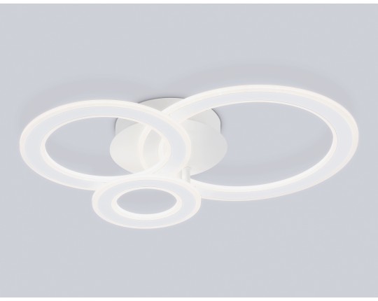  Потолочный светодиодный светильник с пультом FA861 WH белый 71W 540*470*105 (ПДУ РАДИО 2.4)