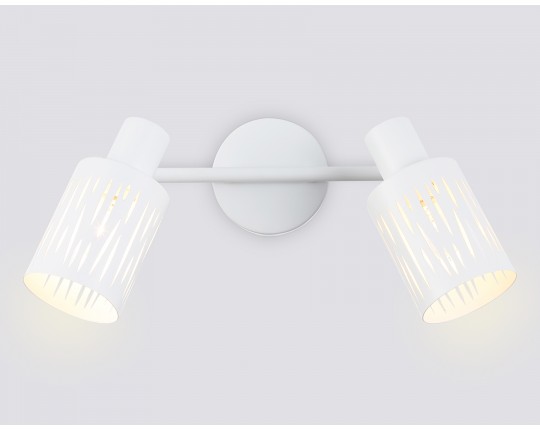  Настенно-потолочный спот в стиле лофт TR8664/2 WH белый E14/2 max 60W 360*100*190