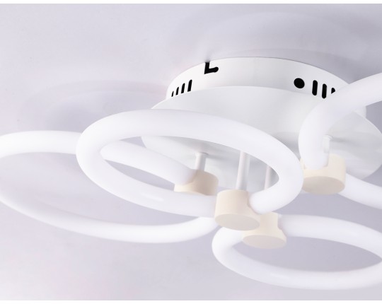  Потолочный светодиодный светильник с пультом FA3811/2+2 WH белый 3000K-6400K 82W 620*420*130 (ПДУ ИК)