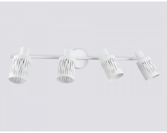  Настенно-потолочный спот в стиле лофт TR8666/4 WH белый E14/4 max 60W 760*100*190