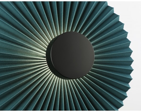  Настенный светодиодный светильник LH72645 BK/DB черный/синий 6W 3000K D300*100