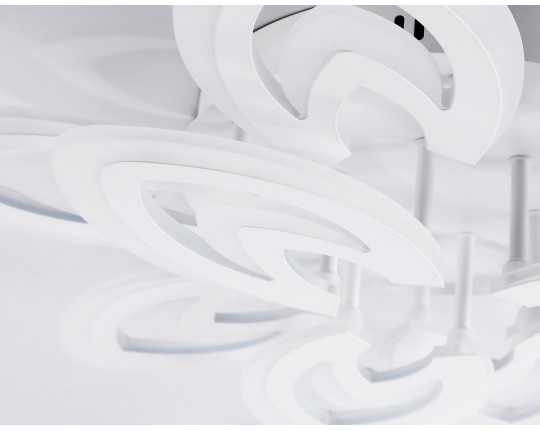  Потолочный светодиодный светильник с пультом FA4547/3+3 WH белый 3000K-6400K 113W 650*470*110 (ПДУ ИК)