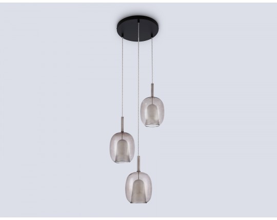  Подвесной светильник LH11156/3 BK/WH/TI черный/белый/янтарь E27*3 max 60W D425*1500