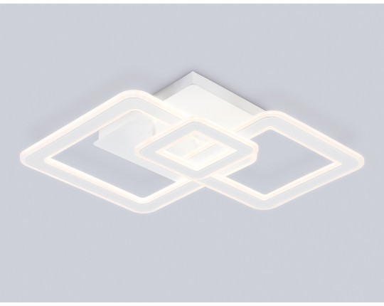  Потолочный светодиодный светильник с пультом FA862 WH белый 79W 505*470*95 (ПДУ РАДИО 2.4)