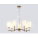  Подвесная люстра LH56053/7 BS/FR латунь/белый матовый E14*7 max 40W D680*950