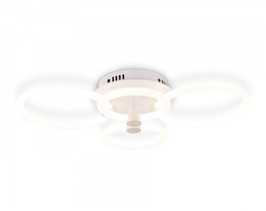  Потолочный светодиодный светильник с пультом FA3811/2+2 WH белый 3000K-6400K 82W 620*420*130 (ПДУ ИК)