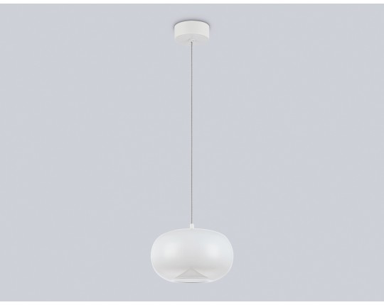  Подвесной светодиодный светильник LH11081 WH/FR белый/белый матовый 4W 3000K D180*130