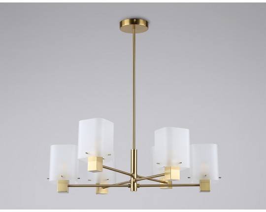  Подвесная люстра LH57031/6 BS/SM латунь/дымчатый E14/6 max 40W D690*690