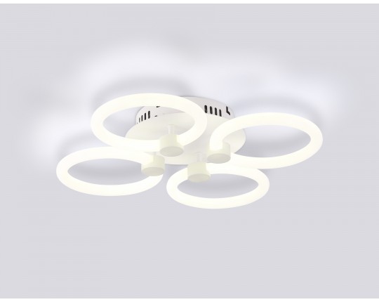  Потолочный светодиодный светильник с пультом FA3808/4 WH белый 3000K-6400K 82W 410*410*90 (ПДУ ИК)