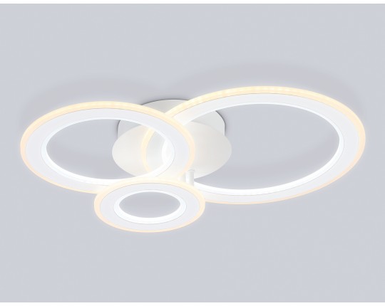  Потолочный светодиодный светильник с пультом FA861 WH белый 71W 540*470*105 (ПДУ РАДИО 2.4)