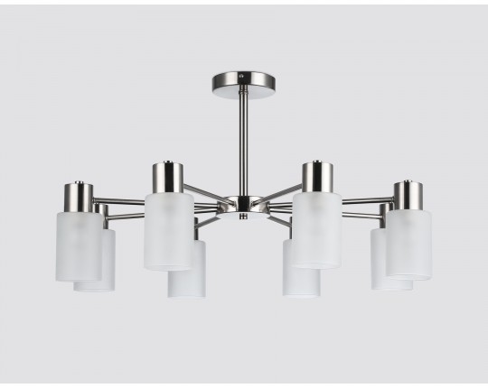  Подвесной светильник TR9575/8 SN сатин E14*8 max 40W 720*720*385