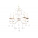  Подвесная люстра с хрусталем TR4916/5 WH/GD белый/золото E14/5 max 40W D550*860