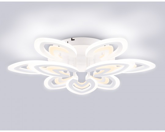  Потолочный светодиодный светильник с пультом FA4547/3+3 WH белый 3000K-6400K 113W 650*470*110 (ПДУ ИК)