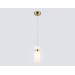 Подвесной светильник LH56122 BS/FR латунь/белый матовый E14 max 40W D65*1500