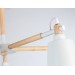  Подвесная люстра TR82208/5 WH/LW белый/светлое дерево E27/5 max 40W D780*430