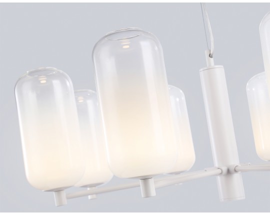  Подвесной светодиодный светильник LH11109/8 WH/FR белый/белый матовый 28W 3000K D720*280