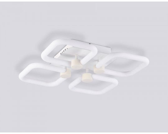  Потолочный светодиодный светильник с пультом FA3819/4 WH белый 3000K-6400K 67W 380*380*90 (ПДУ ИК)