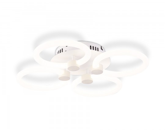  Потолочный светодиодный светильник с пультом FA3808/4 WH белый 3000K-6400K 82W 410*410*90 (ПДУ ИК)