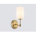 Настенный светильник LH56056 BS/FR латунь/белый матовый E14 max 40W 160*120*280