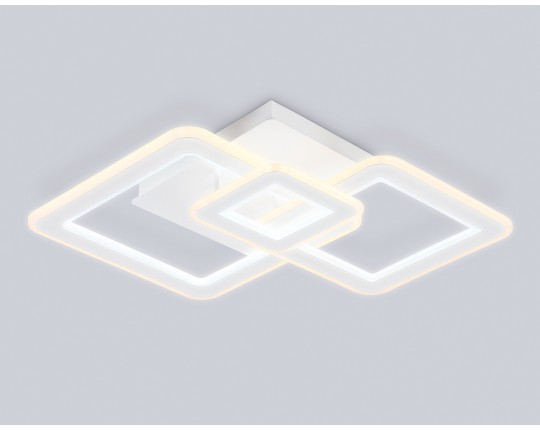  Потолочный светодиодный светильник с пультом FA862 WH белый 79W 505*470*95 (ПДУ РАДИО 2.4)