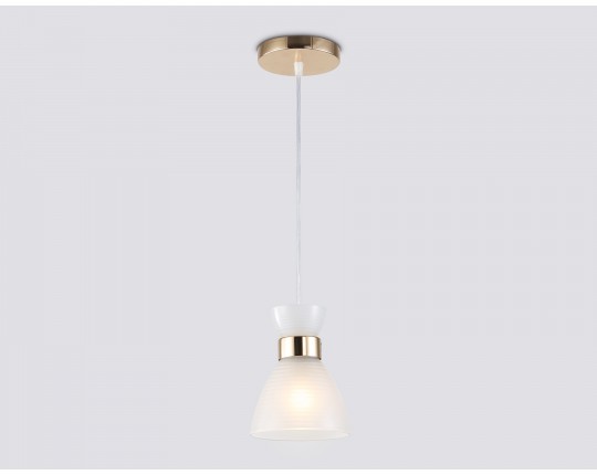  Светильник подвесной со стеклянным плафоном TR3401 FGD золото E27 max 60W D135*1000