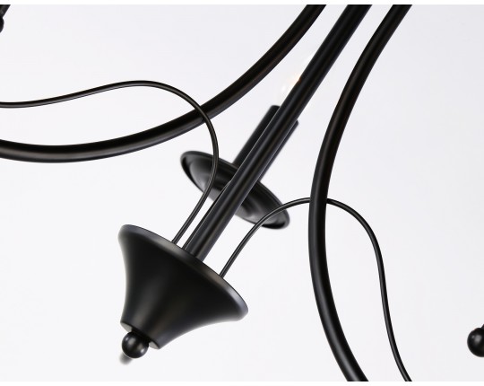  Подвесная люстра TR9606/3 BK черный E14/3 max 40W D560*650