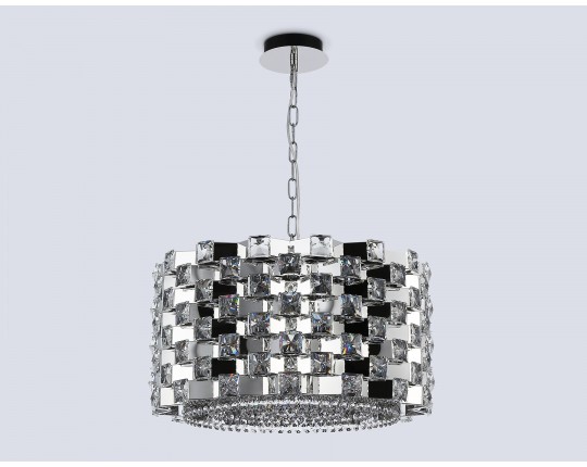  Подвесная люстра с хрусталем LH41001/12 CH/CL хром/прозрачный E14*12 max 40W D540*290