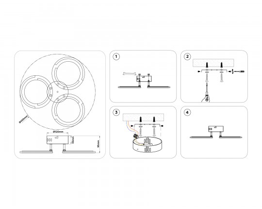  Светильник светодиодный потолочный FA8942/3 WH белый 32W 3000-6000K D420*95 (ПДУ ИК)