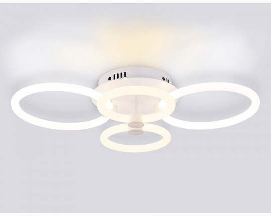  Потолочный светодиодный светильник с пультом FA3811/2+2 WH белый 3000K-6400K 82W 620*420*130 (ПДУ ИК)