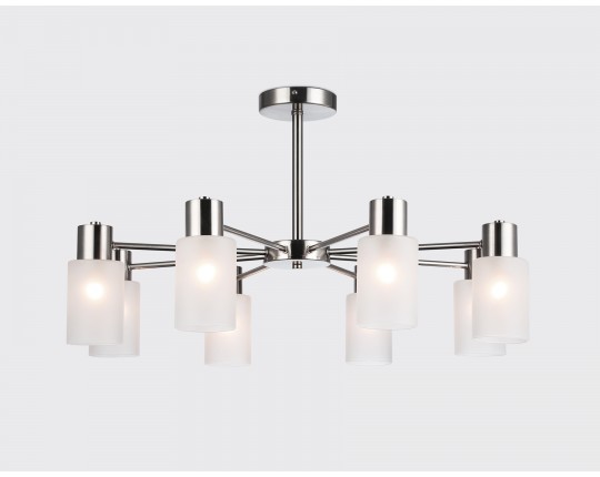  Подвесной светильник TR9575/8 SN сатин E14*8 max 40W 720*720*385