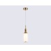  Подвесной светильник LH55271 BS/FR латунь/белый матовый E14 max 40W D65*1500