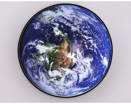  Настенно-потолочный светодиодный светильник FW11136 BK черный 50W LED 3000-6400K D800*38