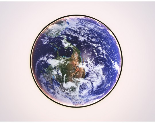  Настенно-потолочный светодиодный светильник FW11133 BK черный 25W LED 3000-6400K D400*38