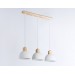  Подвесной светильник со сменной лампой TR83135/3 LW/FR светлое дерево/белый матовый E27/3 max 40W 640*180*1040