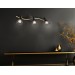  Настенно-потолочный спот в стиле лофт TR8661/3 BK/GD черный/золото E14/3 max 60W 550*100*170